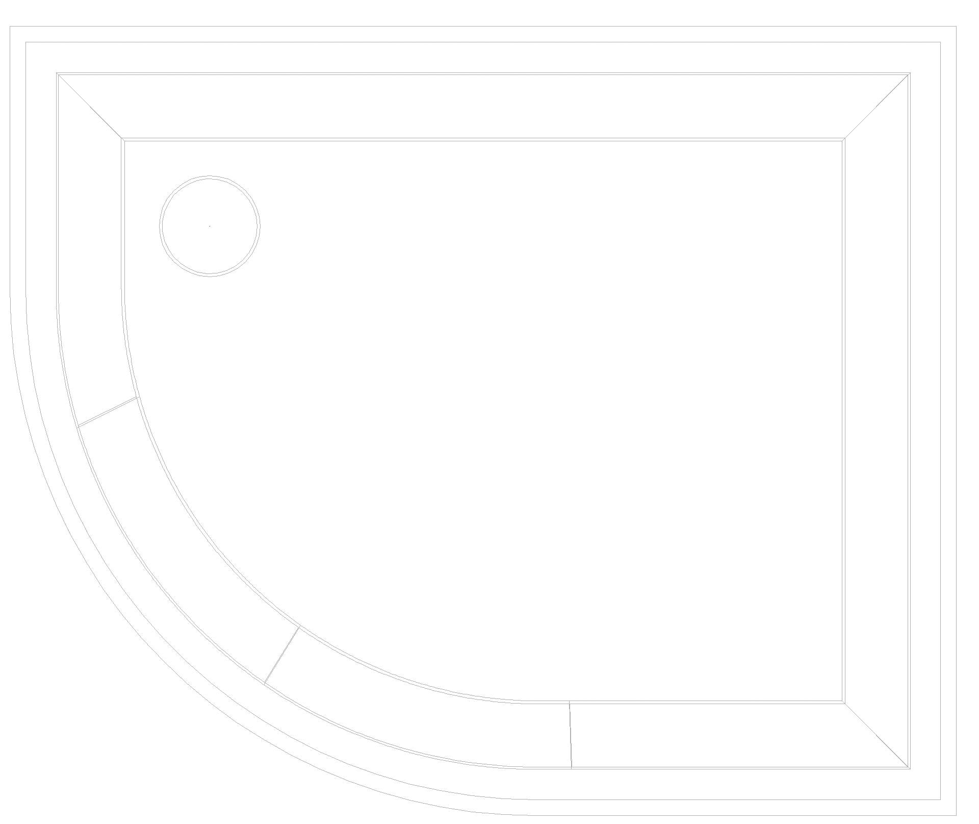 KALDEWEI ZIRKON Duschfläche, 900x750x32 mm, Modell-Nr: 501-1