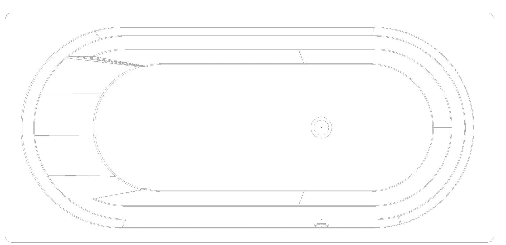 KALDEWEI VAIO Badewanne, 1700x800 mm, Modell-Nr: 960