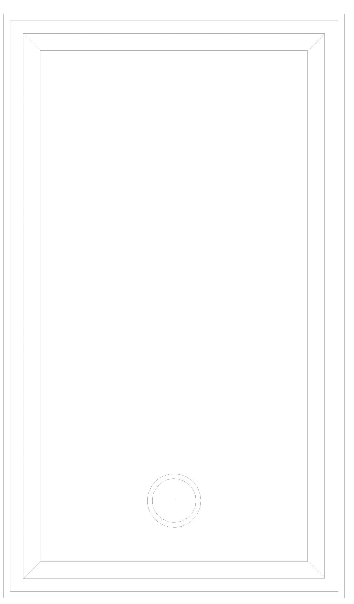 KALDEWEI CAYONOPLAN MIT WANNENTRÄGER EXTRAFLACH Duschfläche, 700x1200x32 mm, Modell-Nr: 2260-5