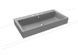 PURO AUFSATZWASCHTISCH (RANDHÖHE 120 MM) KALDEWEI - PURO AUFSATZWASCHTISCH (RANDHÖHE 120 MM)