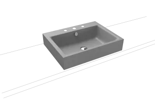 PURO AUFSATZWASCHTISCH (RANDHÖHE 120 MM) KALDEWEI - PURO AUFSATZWASCHTISCH (RANDHÖHE 120 MM)