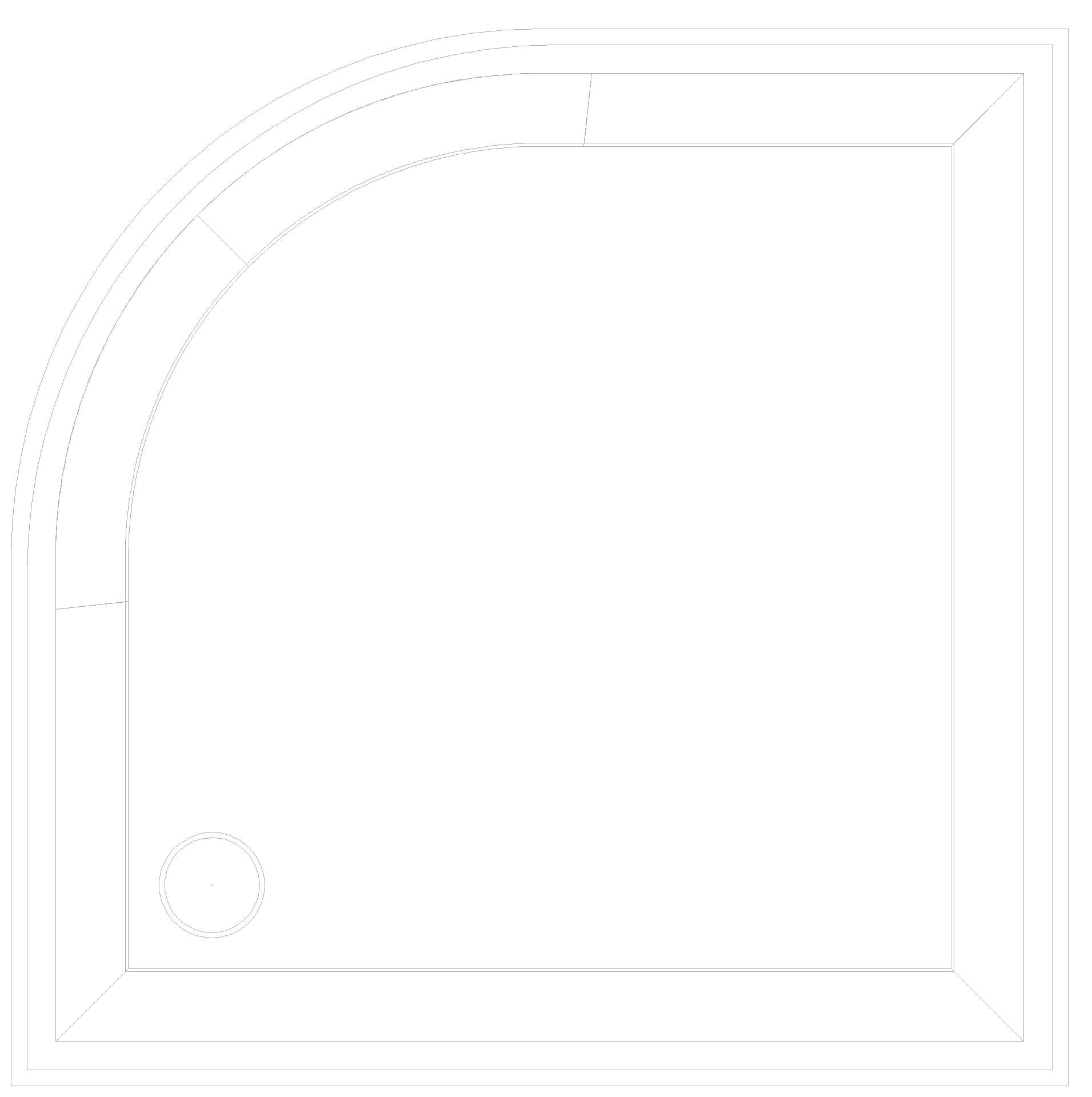 KALDEWEI ZIRKON MIT WANNENTRÄGER Duschfläche, 1000x1000x32 mm, Modell-Nr: 510-2