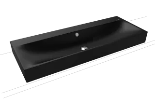 SILENIO AUFSATZ-DOPPELWASCHTISCH (RANDHÖHE 120 MM) KALDEWEI - SILENIO AUFSATZ-DOPPELWASCHTISCH (RANDHÖHE 120 MM)