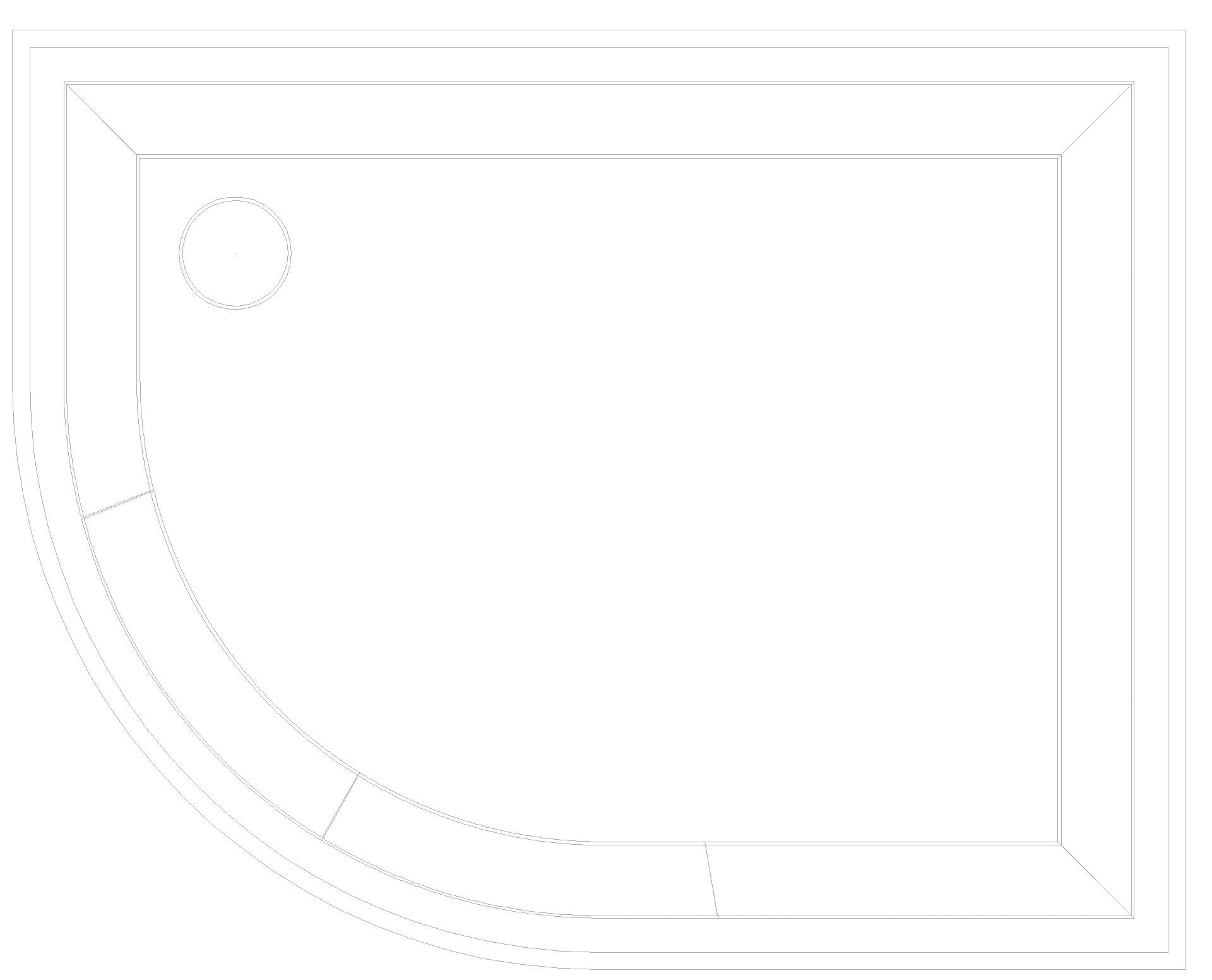 KALDEWEI ZIRKON MIT WANNENTRÄGER Duschfläche, 800x1000x32 mm, Modell-Nr: 602-2