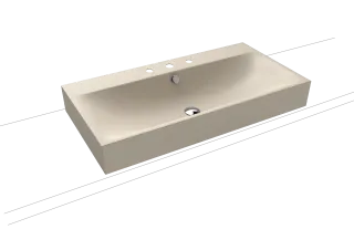 SILENIO AUFSATZWASCHTISCH (RANDHÖHE 120 MM) KALDEWEI - SILENIO AUFSATZWASCHTISCH (RANDHÖHE 120 MM)