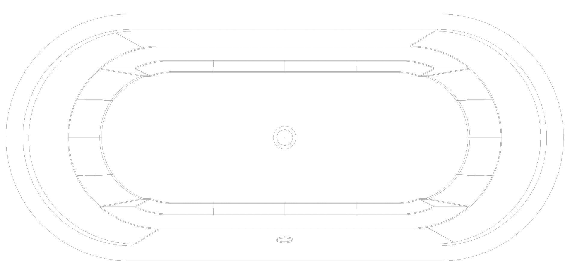 KALDEWEI VAIO DUO OVAL Badewanne, 1800x800 mm, Modell-Nr: 951