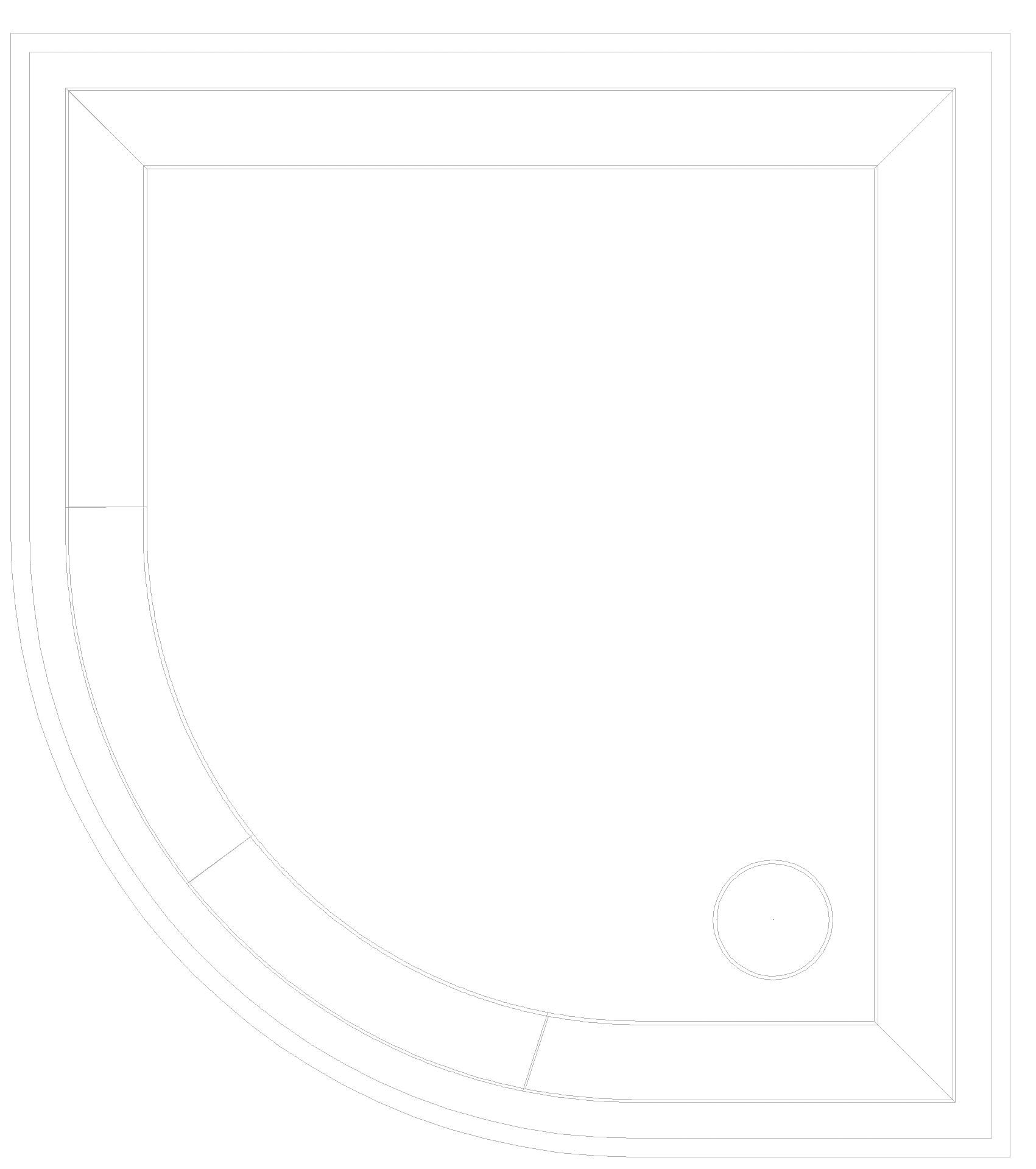 KALDEWEI ZIRKON MIT WANNENTRÄGER Duschfläche, 800x900x32 mm, Modell-Nr: 601-2