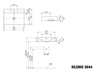 SILENIO WANDWASCHTISCH KALDEWEI - SILENIO WANDWASCHTISCH