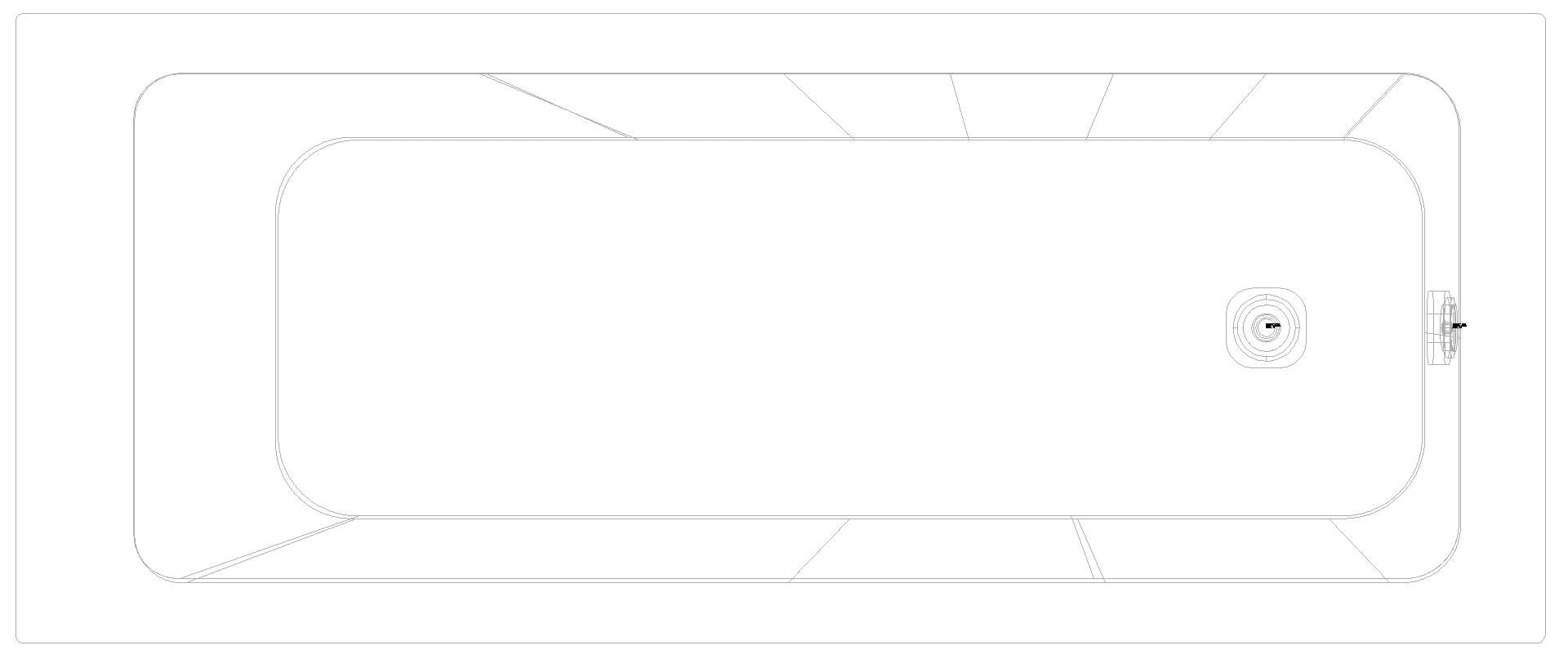 KALDEWEI PURO NEXT Badewanne, 1700x700 mm, Modell-Nr: 1422