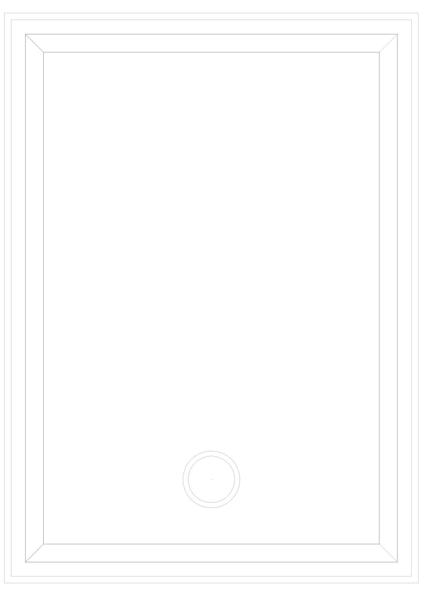 KALDEWEI CAYONOPLAN MIT WANNENTRÄGER EXTRAFLACH Duschfläche, 800x1100x32 mm, Modell-Nr: 2222-5