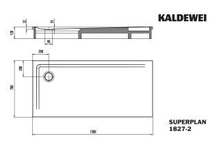 SUPERPLAN Duschfläche KALDEWEI - SUPERPLAN Duschfläche