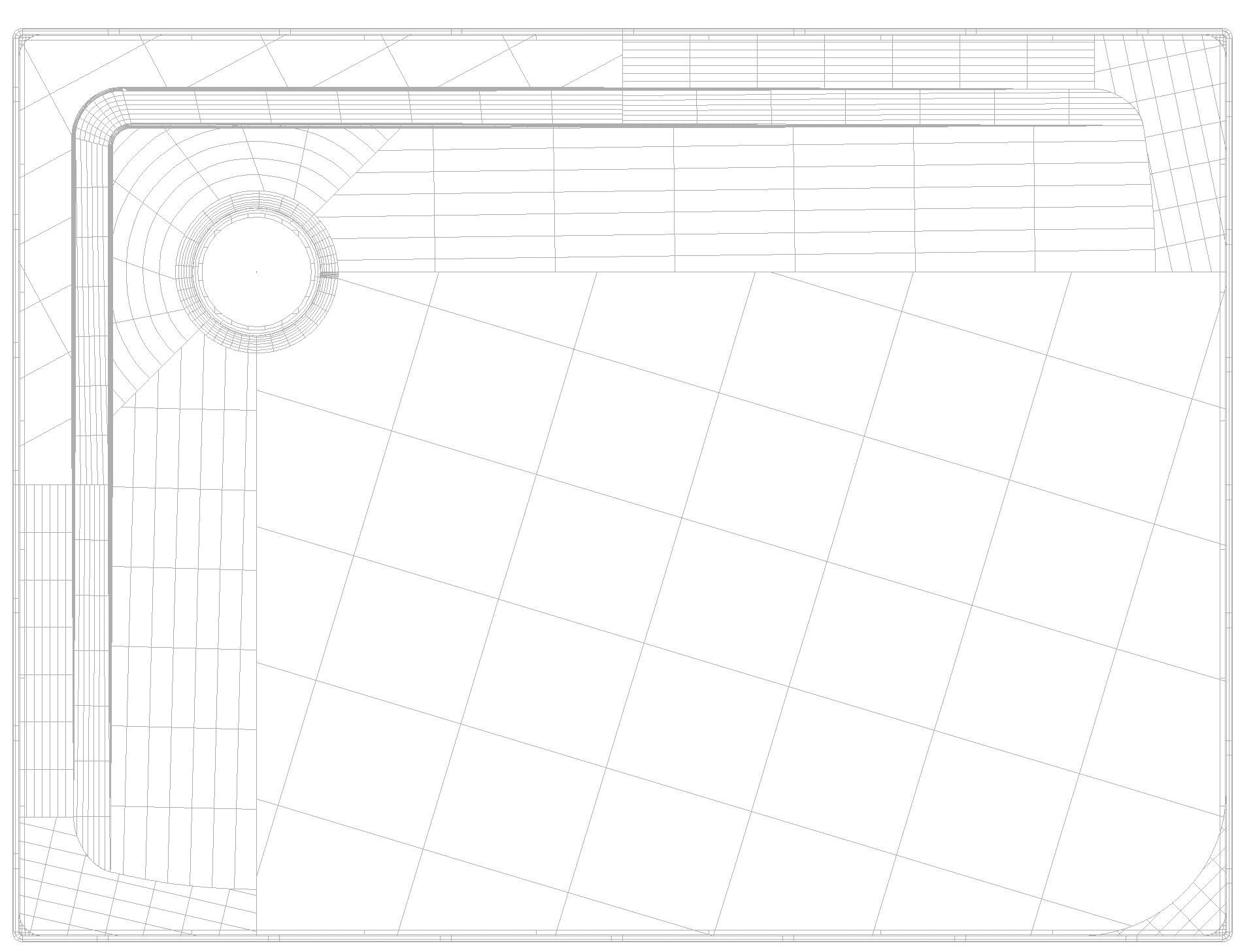 KALDEWEI SUPERPLAN MIT WANNENTRÄGER EXTRAFLACH Duschfläche, 750x1000x32 mm, Modell-Nr: 1834-5
