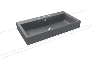 PURO AUFSATZWASCHTISCH (RANDHÖHE 120 MM) KALDEWEI - PURO AUFSATZWASCHTISCH (RANDHÖHE 120 MM)