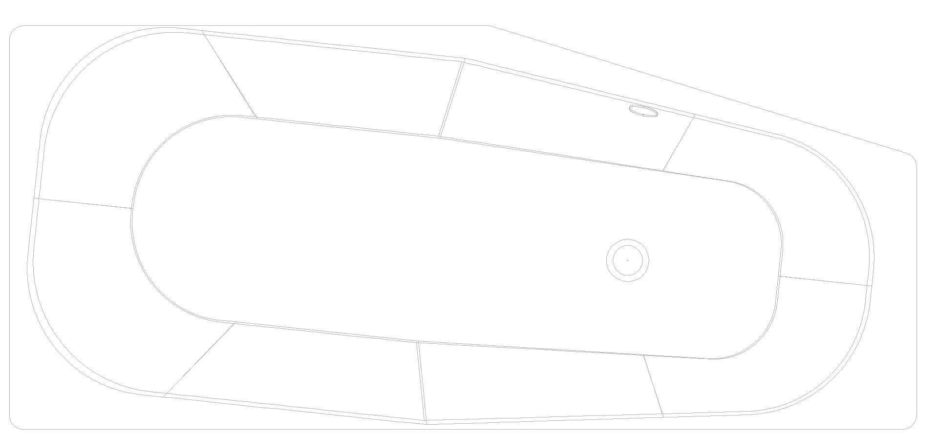 KALDEWEI MINI LINKS Badewanne, 1570x700 mm, Modell-Nr: 836
