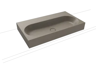 CENTRO AUFSATZWASCHTISCH (RANDHÖHE 120 MM) KALDEWEI - CENTRO AUFSATZWASCHTISCH (RANDHÖHE 120 MM)