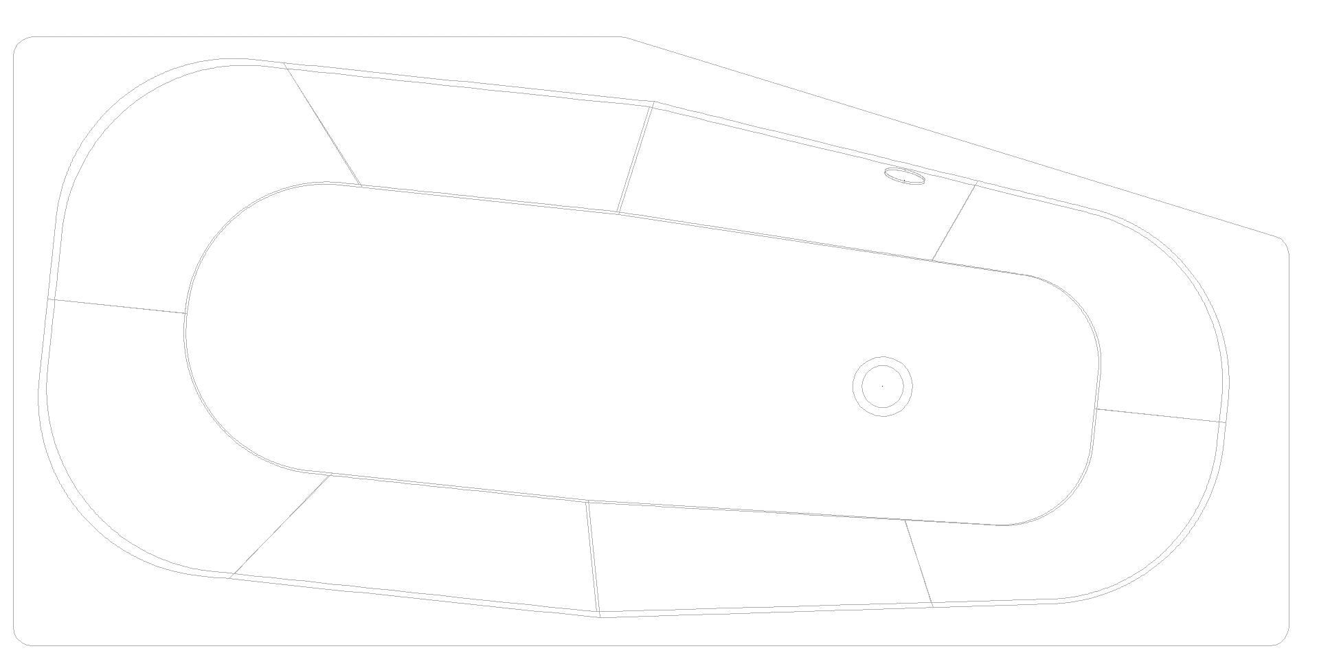 KALDEWEI MINI LINKS Badewanne, 1570x750 mm, Modell-Nr: 832