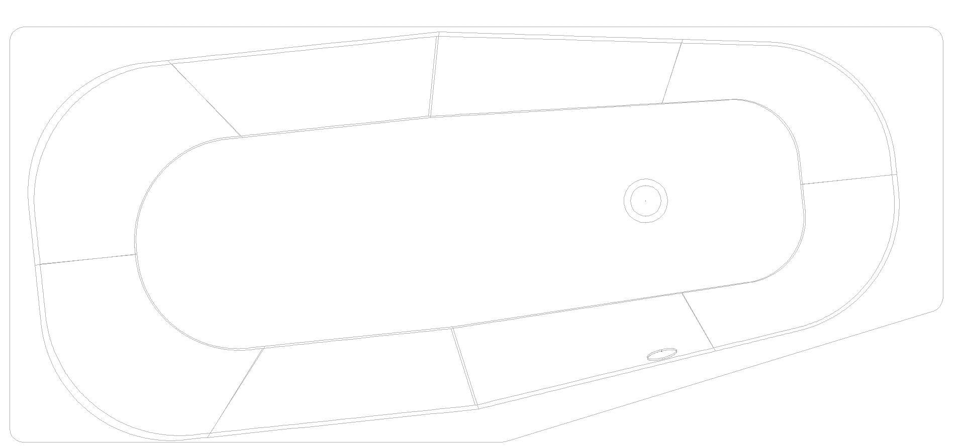 KALDEWEI MINI RECHTS Badewanne, 1570x700 mm, Modell-Nr: 834