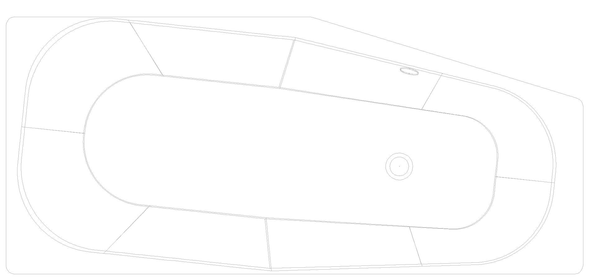 KALDEWEI MINI STAR LINKS Badewanne, 1570x700 mm, Modell-Nr: 837