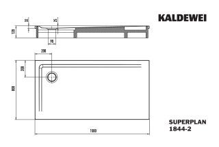 SUPERPLAN Duschfläche KALDEWEI - SUPERPLAN Duschfläche