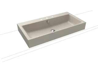 PURO AUFSATZWASCHTISCH (RANDHÖHE 120 MM) KALDEWEI - PURO AUFSATZWASCHTISCH (RANDHÖHE 120 MM)