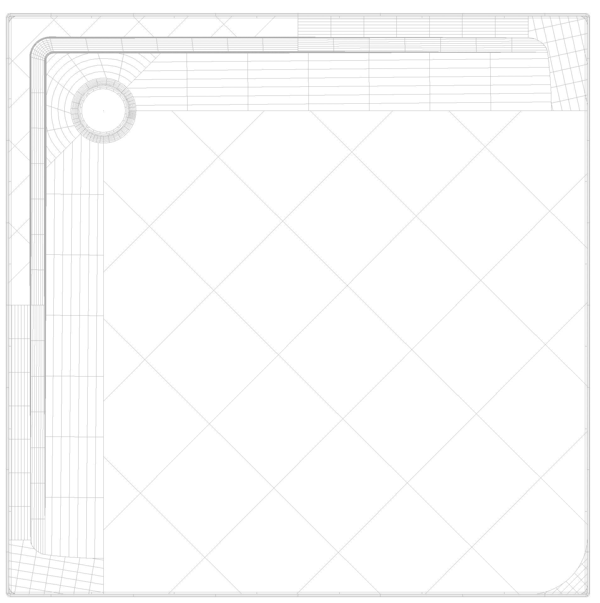 KALDEWEI SUPERPLAN Duschfläche, 1200x1200x32 mm, Modell-Nr: 1865-1