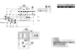 PURO WAND-HANDWASCHTISCH KALDEWEI - PURO WAND-HANDWASCHTISCH