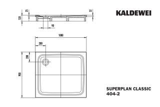 SUPERPLAN Duschfläche KALDEWEI - SUPERPLAN Duschfläche