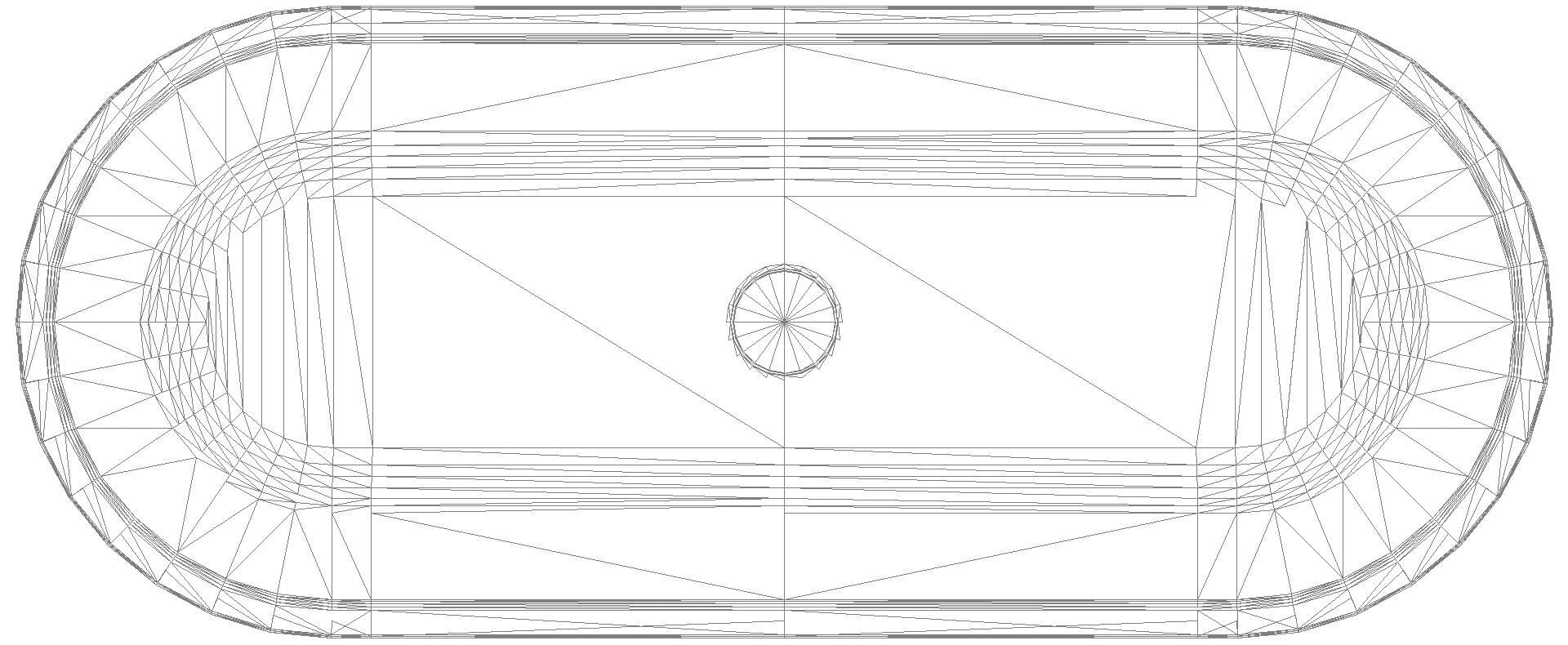 KALDEWEI CENTRO UNTERBAUWASCHTISCH 910x380x112 mm, Modell-Nr: 3060