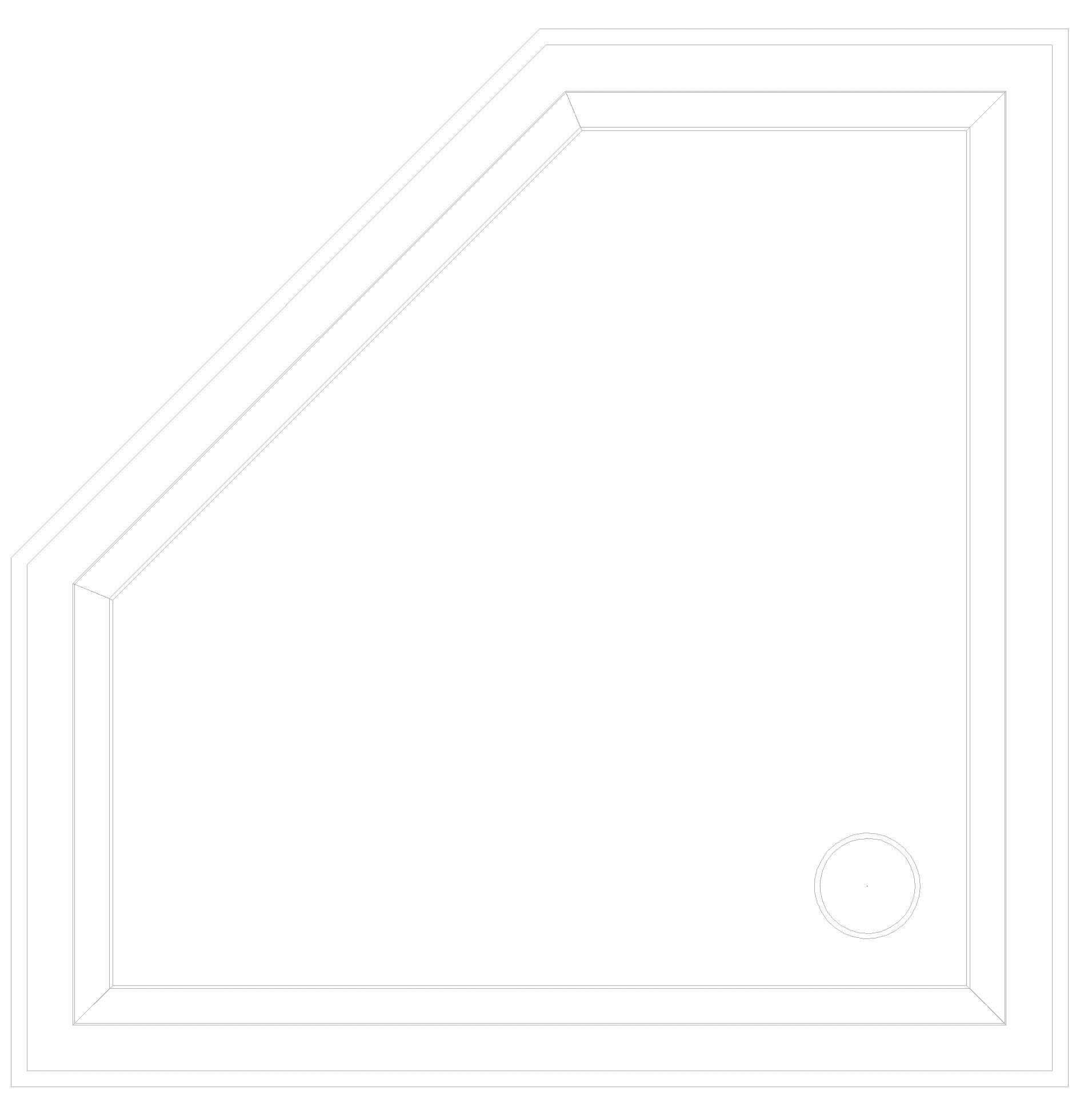 KALDEWEI CORNEZZA MIT WANNENTRÄGER Duschfläche, 1000x1000x32 mm, Modell-Nr: 673-2