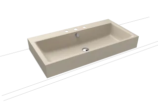 PURO AUFSATZWASCHTISCH (RANDHÖHE 120 MM) KALDEWEI - PURO AUFSATZWASCHTISCH (RANDHÖHE 120 MM)
