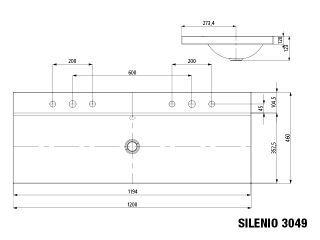 SILENIO AUFSATZ-DOPPELWASCHTISCH (RANDHÖHE 120 MM) KALDEWEI - SILENIO AUFSATZ-DOPPELWASCHTISCH (RANDHÖHE 120 MM)