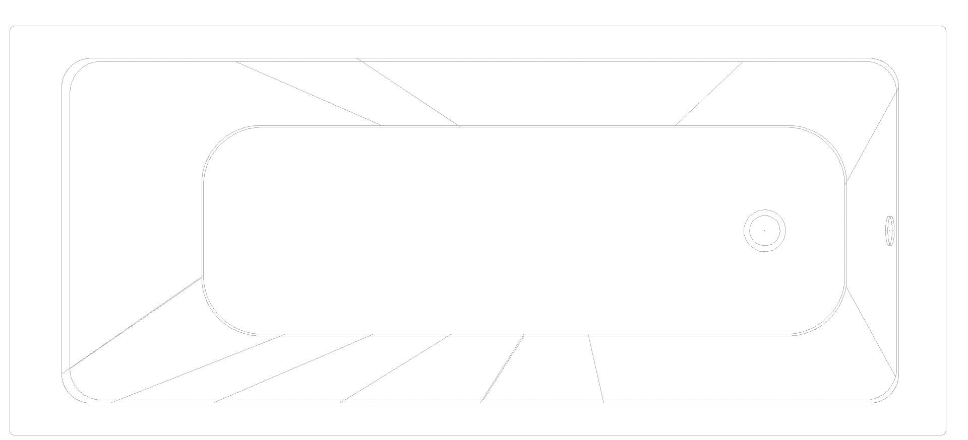 KALDEWEI PURO Badewanne, 1600x700 mm, Modell-Nr: 683