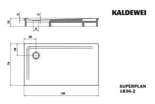 SUPERPLAN Duschfläche KALDEWEI - SUPERPLAN Duschfläche