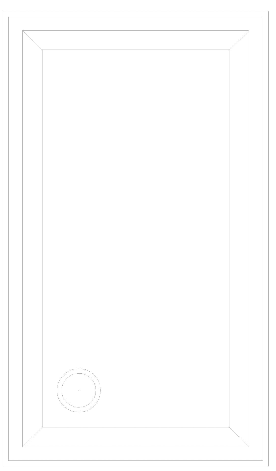 KALDEWEI DUSCHPLAN Duschfläche, 700x1200x32 mm, Modell-Nr: 415-1