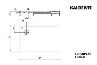 SUPERPLAN Duschfläche KALDEWEI - SUPERPLAN Duschfläche