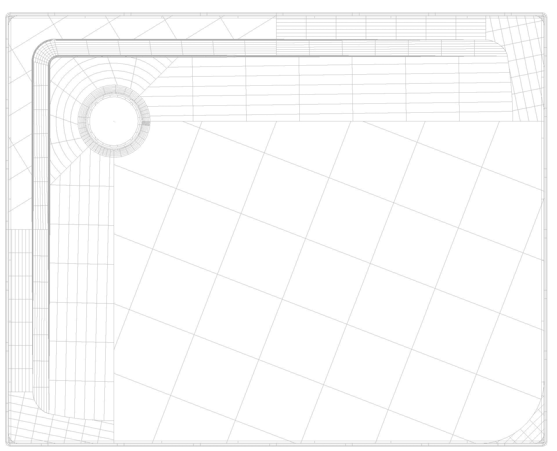 KALDEWEI SUPERPLAN Duschfläche, 800x1000x32 mm, Modell-Nr: 1841-1