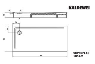 SUPERPLAN Duschfläche KALDEWEI - SUPERPLAN Duschfläche