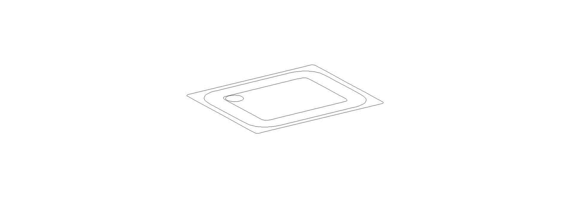 KALDEWEI SANIDUSCH Duschfläche, 750x900x32 mm, Modell-Nr: 559