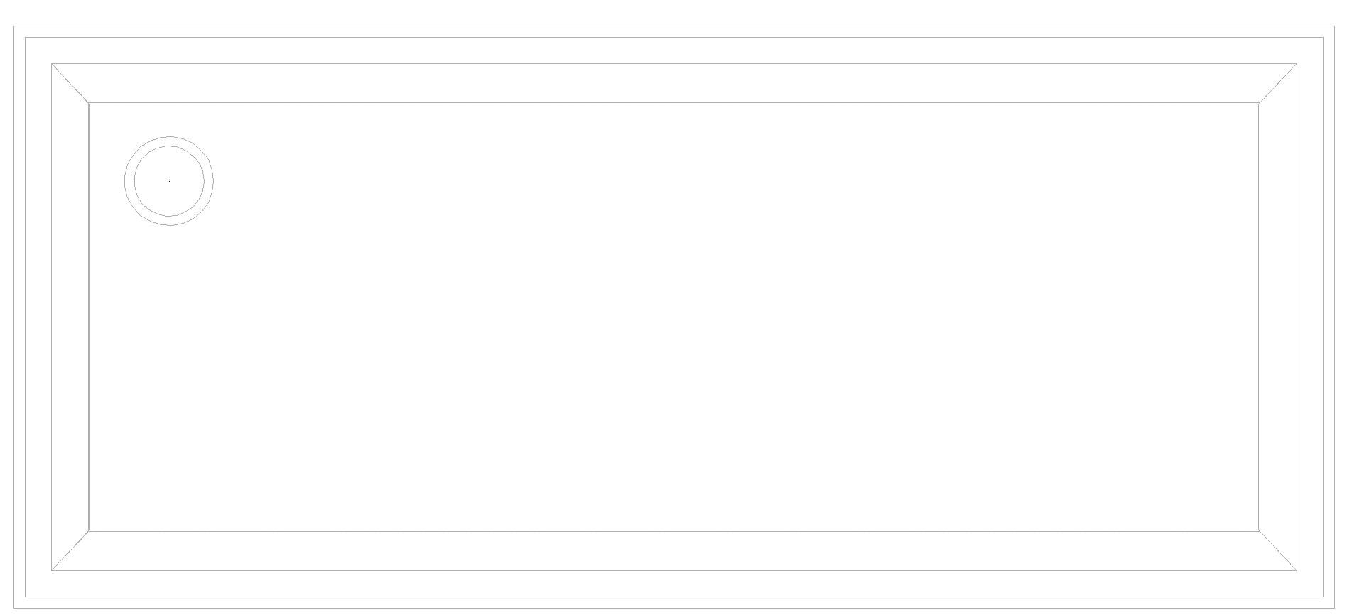 KALDEWEI DUSCHPLAN Duschfläche, 750x1700x32 mm, Modell-Nr: 426-1