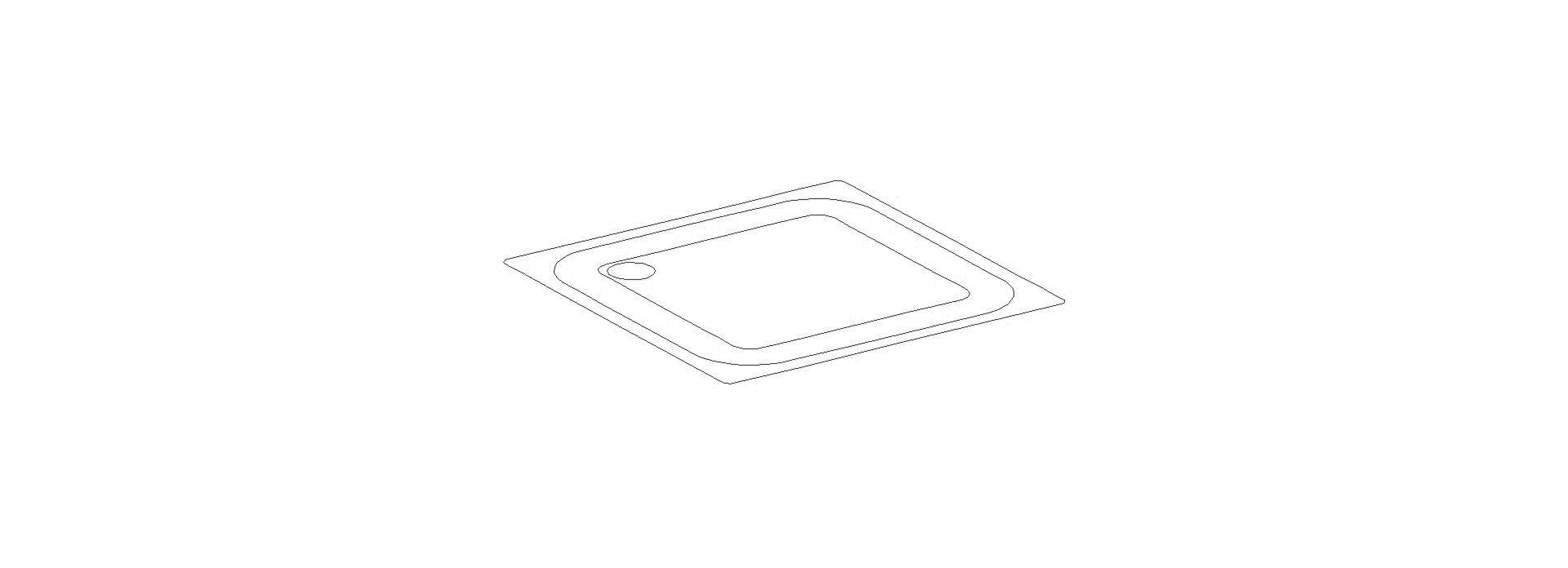 KALDEWEI SANIDUSCH Duschfläche, 900x900x32 mm, Modell-Nr: 396