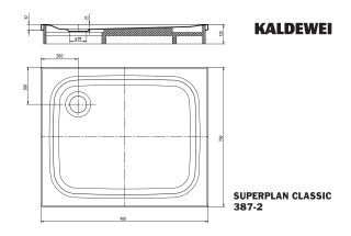 SUPERPLAN Duschfläche KALDEWEI - SUPERPLAN Duschfläche