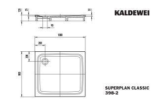 SUPERPLAN Duschfläche KALDEWEI - SUPERPLAN Duschfläche