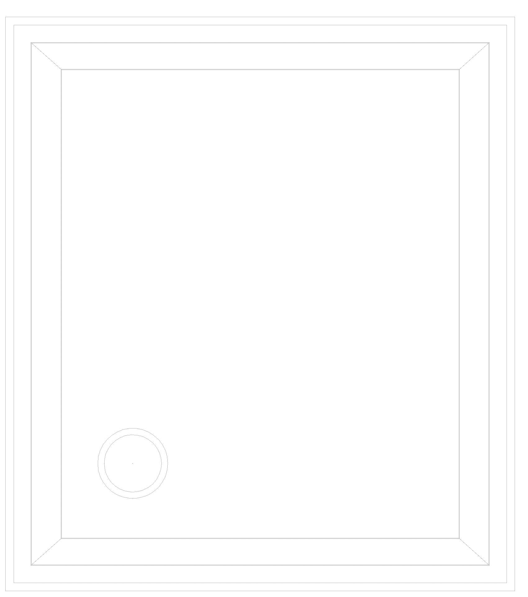 KALDEWEI DUSCHPLAN Duschfläche, 800x900x32 mm, Modell-Nr: 544-1