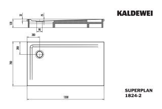 SUPERPLAN Duschfläche KALDEWEI - SUPERPLAN Duschfläche
