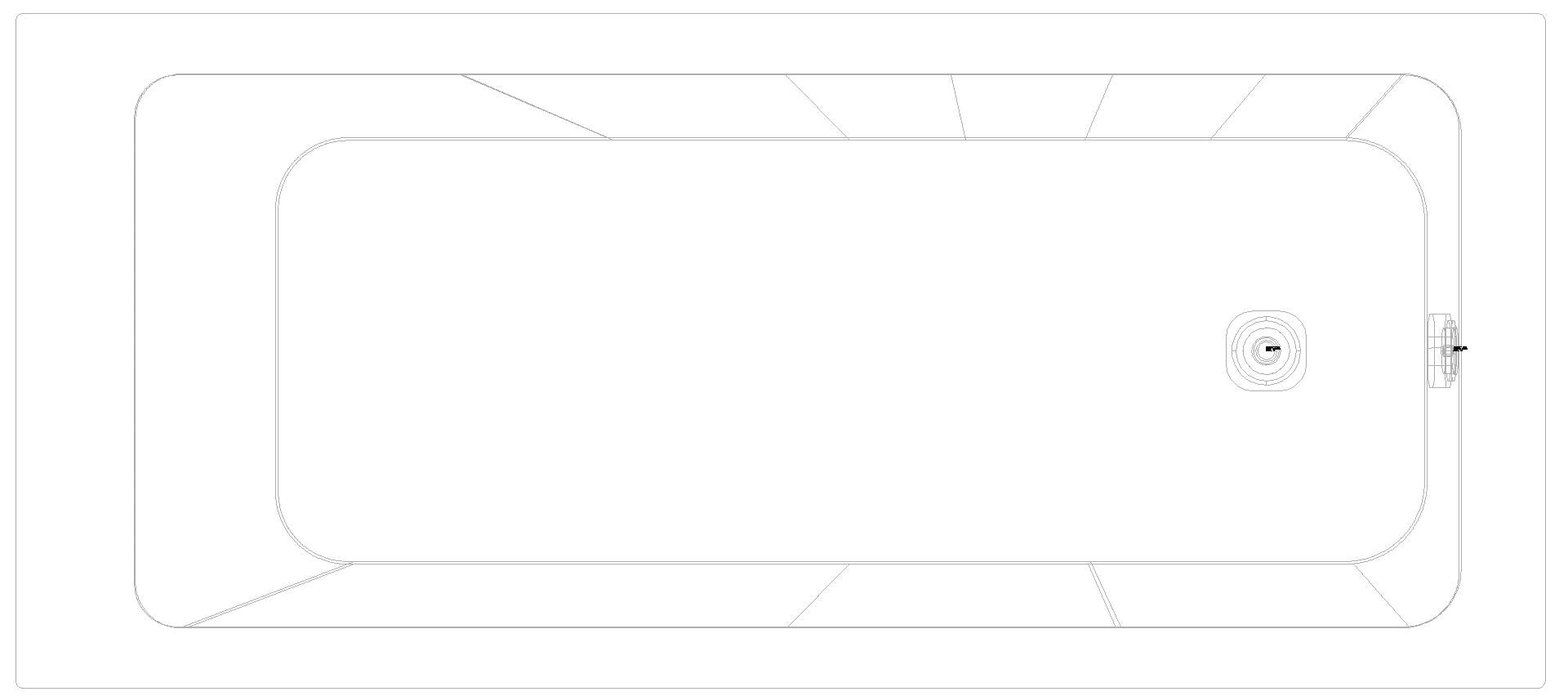 KALDEWEI PURO NEXT Badewanne, 1700x750 mm, Modell-Nr: 1424