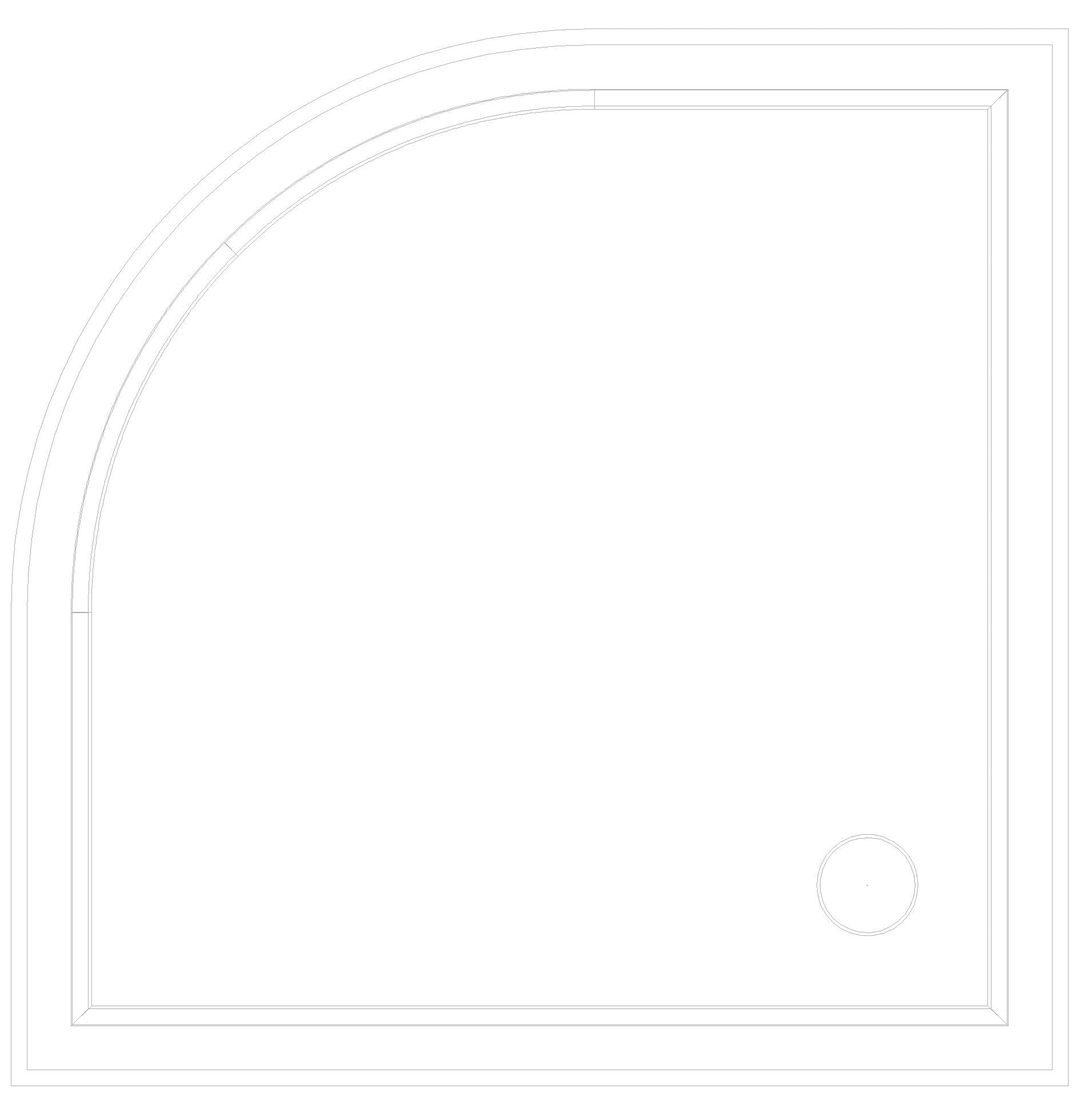 KALDEWEI ARRONDO MIT WANNENTRÄGER Duschfläche, 1000x1000x32 mm, Modell-Nr: 872-2