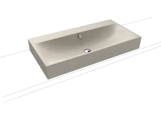 SILENIO AUFSATZWASCHTISCH (RANDHÖHE 120 MM) KALDEWEI - SILENIO AUFSATZWASCHTISCH (RANDHÖHE 120 MM)