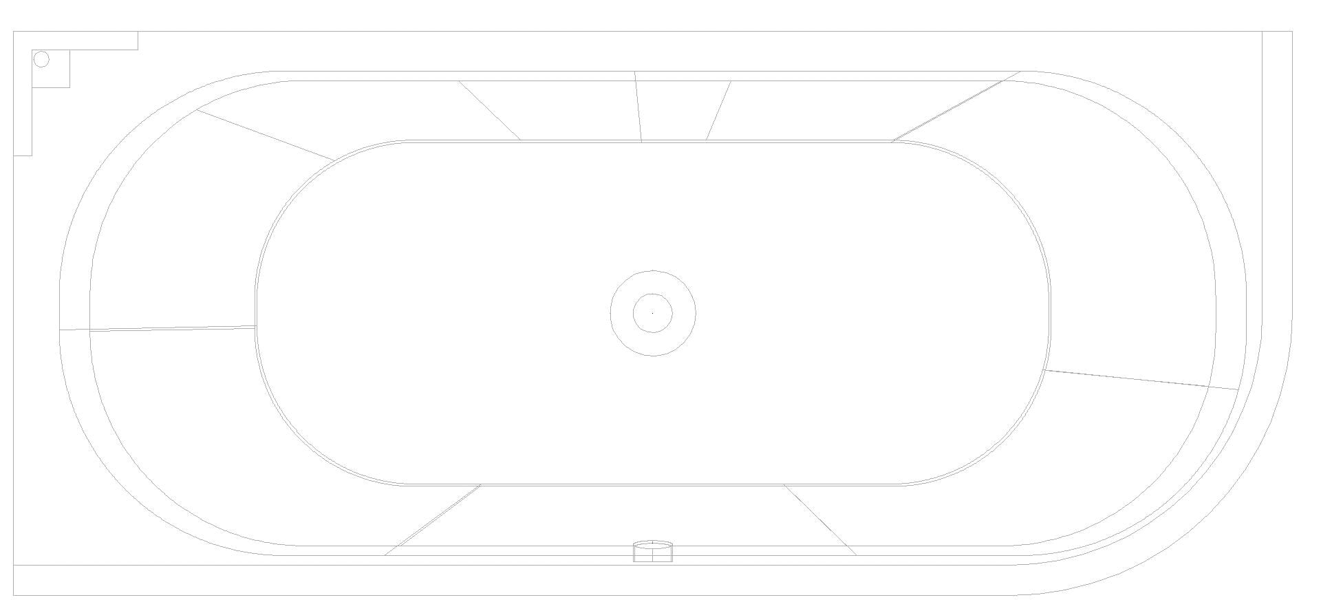 KALDEWEI MEISTERSTÜCK CENTRO DUO 1 RECHTS ECKEINBAU (2-SEITIG) Badewanne, 1700x750 mm, Modell-Nr: 1130-4041