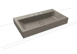 CONO AUFSATZWASCHTISCH (RANDHÖHE 120 MM) KALDEWEI - CONO AUFSATZWASCHTISCH (RANDHÖHE 120 MM)