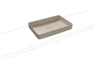 MIENA WASCHTISCH-SCHALE (eckig) KALDEWEI - MIENA WASCHTISCH-SCHALE (eckig)